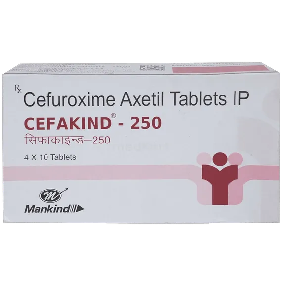 cefakind 250mg tablet 10's